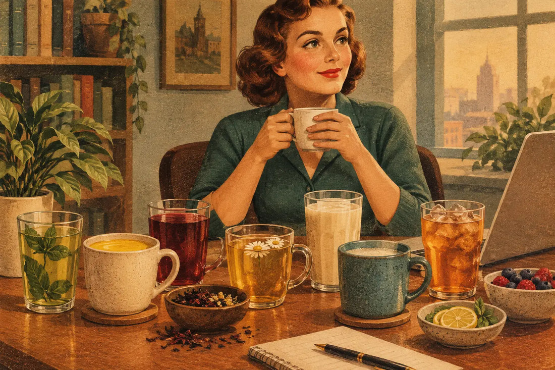 12 Best Caffeine Free Desk Drinks for Focus