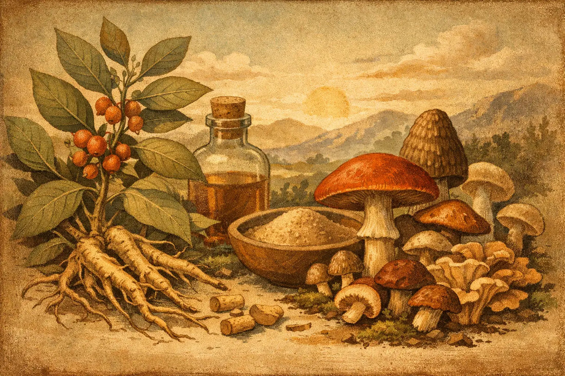 Ashwagandha and Mushrooms Benefits, Explained