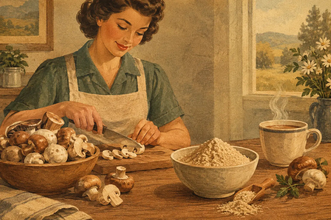 Mushroom Powder Preparation for a Better Daily Cup