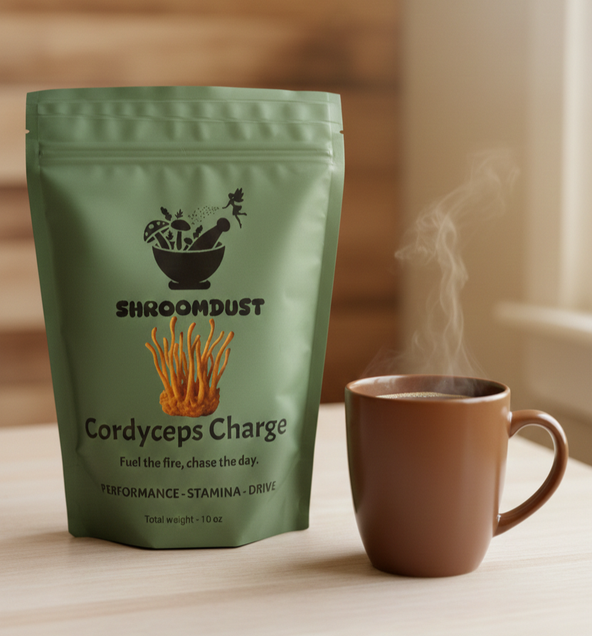 Cordyceps Charge- Fuel the fire, chase the day.